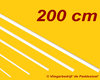 Glasfiber 6 mm wit - 200 cm