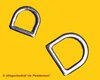 23 mm D-ring Aluminium Rond