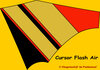 De Paddestoel Cursor Flash Air - Zwart/rood