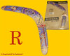 Boomerang Fan Aboriginal Boemerang - Rechts