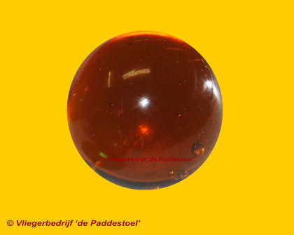 Kristal Super 60 Bruin-Geel Knikker per stuk