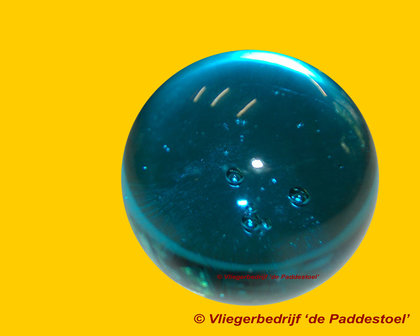 Kristal Super 60 Turquoise Knikker per stuk