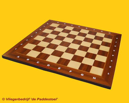 Philos schaakbord veld 55 mm met veldnummers