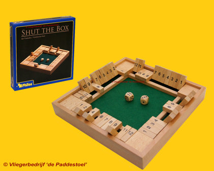 Philos Shut the Box / Shuttlebox 4 persoons Large