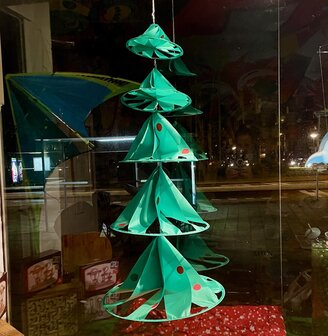 De Paddestoel Heksenhoed Kerstboom windspel