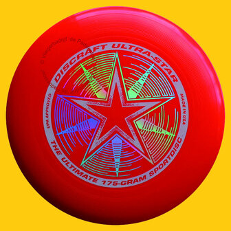 Discraft Ultra Star Frisbee 175 gram - Black