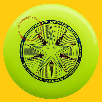 Discraft Ultra Star Frisbee 175 gram - Yellow