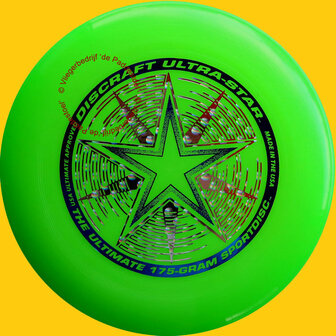 Discraft Ultra Star Frisbee 175 gram - Green