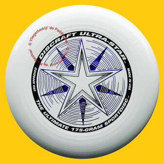 Discraft Ultra Star Frisbee 175 gram - White
