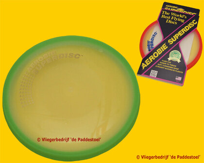Aerobie Superdisc Frisbee green