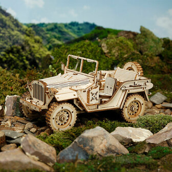 Robotime Army Field Car