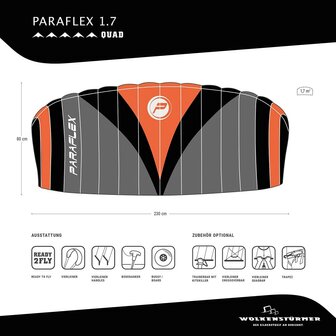 `Wolkensturmer Paraflex Quad 1.7