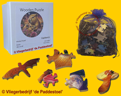 Yiwu Capibara&#039;s Legpuzzel hout