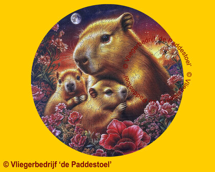 Yiwu Capibara&#039;s Legpuzzel hout