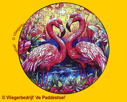 Yiwu Flamingo&#039;s Legpuzzel hout