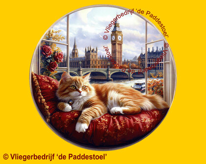 Yiwu Kat in Londen Legpuzzel hout