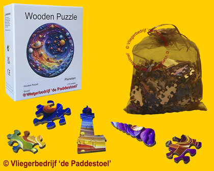 Yiwu Planeten Legpuzzel hout