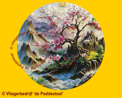 Yiwu Pruimenbloesem Legpuzzel hout
