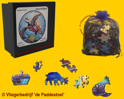 Yiwu Zeeschildpad Legpuzzel hout