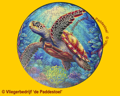 Yiwu Zeeschildpad Legpuzzel hout