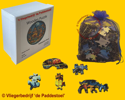 Yiwu Halloween Dorp Legpuzzel hout