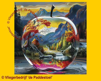 Yiwu Glazen Appel Legpuzzel hout