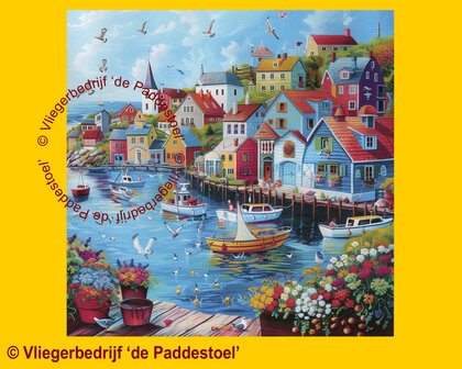 Yiwu Kleurige Haven Legpuzzel hout