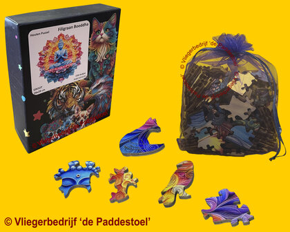 Yiwu Filigraan Boeddha Legpuzzel hout