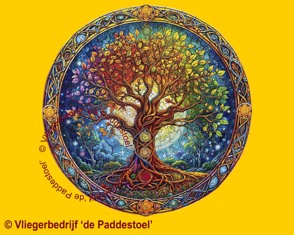 Yiwu Chakra boom Legpuzzel hout