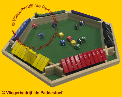 Shut the Box / Shuttlebox 6 personen Large Naturel