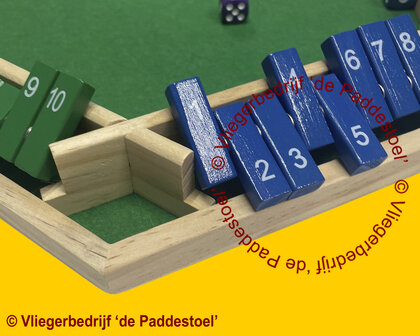 Shut the Box / Shuttlebox 6 personen Large Naturel