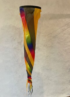 De Paddestoel Windvaan M antraciet-gold-rainbow