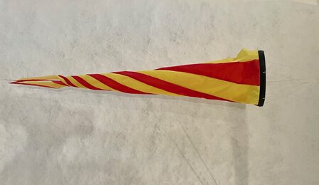 De Paddestoel Windvaan M Rood-geel