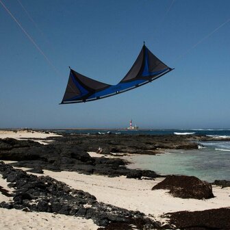 Spiderkites Shiva charcoal/blue - Stuntvlieger