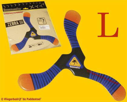 Boomerang Fan Zebra III Boemerang - Links