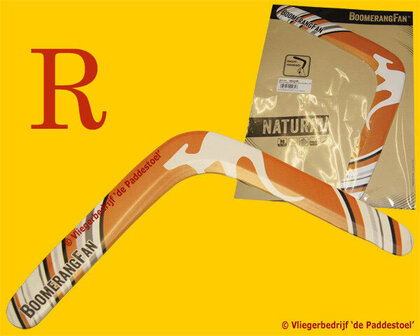 Boomerang Fan Natural Boemerang - Rechts