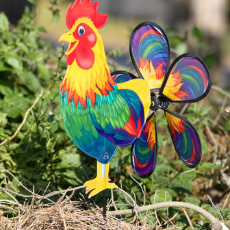 HQ Spin Critter Rainbow Rooster