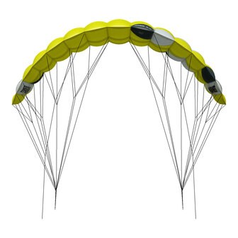 Crosskites Pro Hornet 4m Yellow (handles) - Vierlijnsvlieger