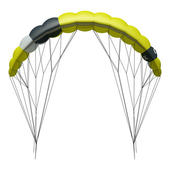 Crosskites Pro Hornet 4m Yellow (handles) - Vierlijnsvlieger