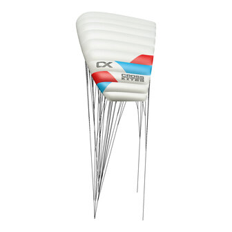 Crosskites Pro Twister 3.0 Aqua/red (bar) - Vierlijnsvlieger