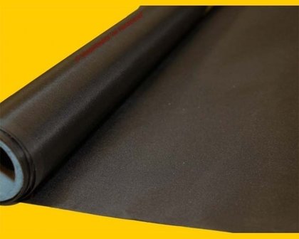 Dacron Doek Zwart Zelfklevend 140 cm