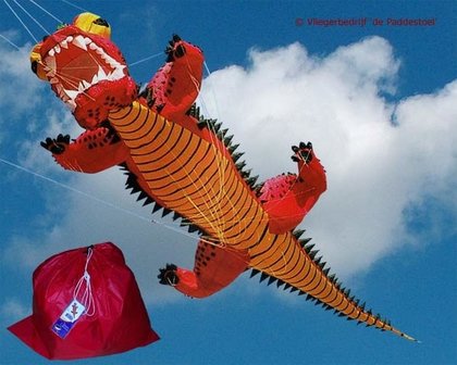 Premier Kites Red Dragon Lijnversiering