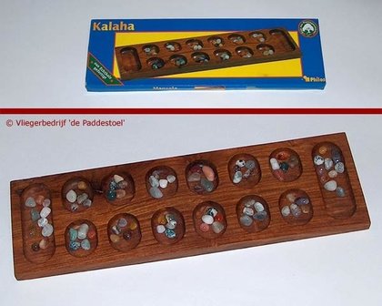 Hotgames Mancala / Kalaha / Bantumi 45 Steentjes