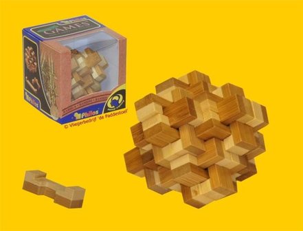 Philos Knoop Bamboe - IQ Puzzel