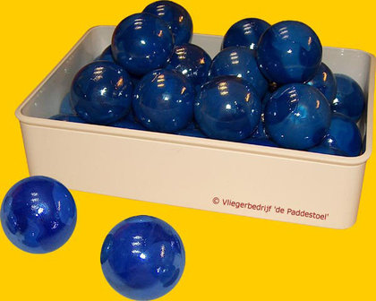 Parel Blauw Super knikkers - per kilogram