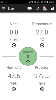 Skywatch BL 400 windmeter Bluetooth