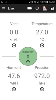 Skywatch BL 300 windmeter Bluetooth 