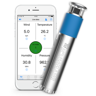 Skywatch BL 500 windmeter Bluetooth