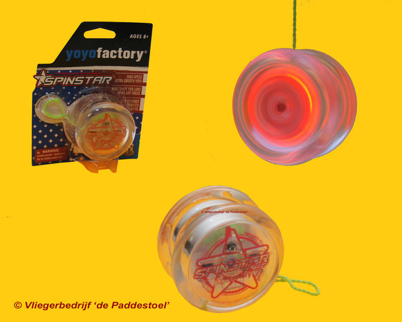 Yoyo Factory Spinstar Led JoJo rood