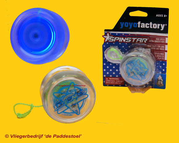 Yoyo Factory Spinstar Led JoJo blauw